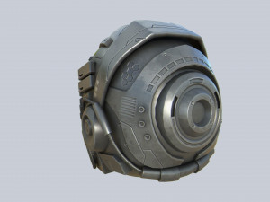 Scifihelmet Model 3D