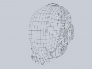 Scifihelmet Model 3D
