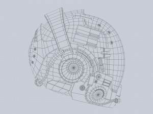 Scifihelmet Model 3D