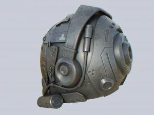 Scifi helmet 3D Model