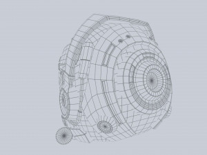 Scifi helmet 3D 모델