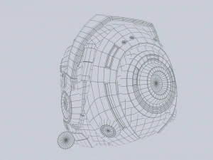 Scifi helmet 3D Model