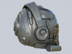 Scifi helmet 3D 모델