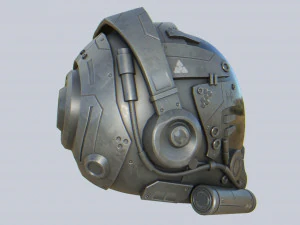 Scifi helmet 3D Model