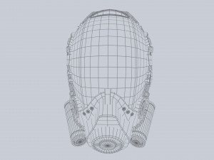 Scifi helmet 3D 모델