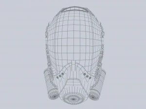 Scifi helmet 3D Model