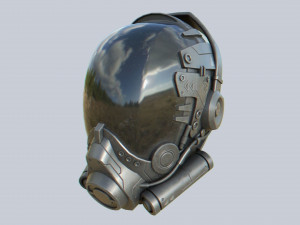 Scifi helmet 3D 모델