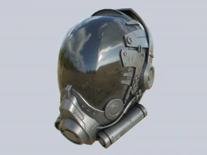Scifi helmet 3D Model
