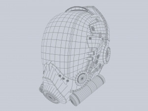 Scifi helmet 3D 모델