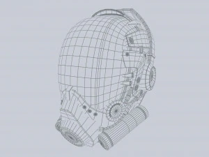 Scifi helmet 3D Model