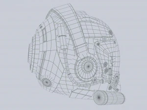 Scifi helmet 3D Model
