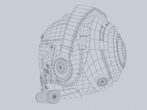 Scifi helmet 3D 모델