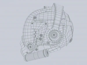Scifi helmet 3D Model