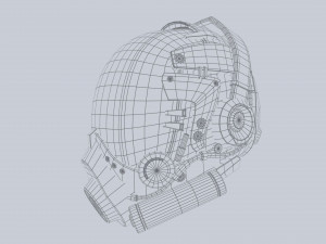 Scifi helmet 3D 모델