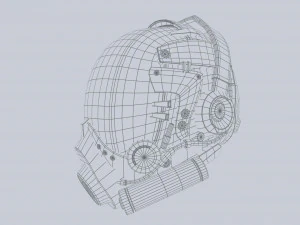 Scifi helmet 3D Model