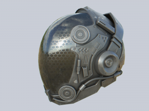 Scifi helmet 3D Model