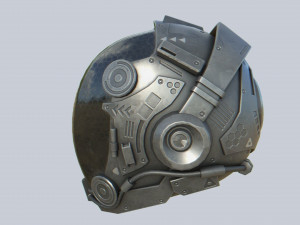 Scifi helmet 3D मॉडल