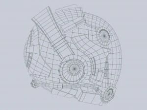 Scifi helmet 3D Model