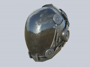 Scifi helmet 3D मॉडल