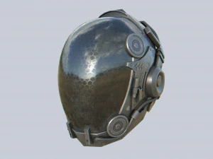 Scifi helmet 3D Model