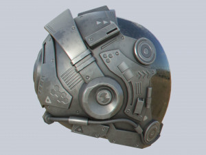 Scifi helmet 3D मॉडल
