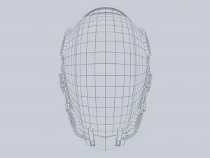 Scifi helmet 3D Model