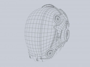 Scifi helmet 3D मॉडल