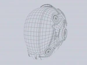 Scifi helmet 3D Model
