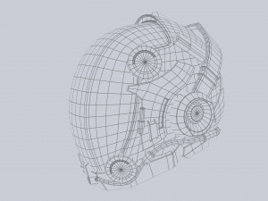 Scifi helmet 3D मॉडल