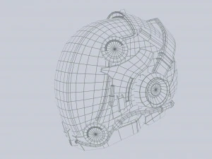 Scifi helmet 3D Model