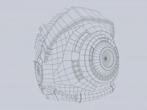 Scifi helmet 3D Model