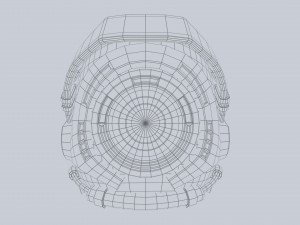 Scifi helmet 3D मॉडल
