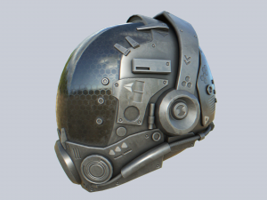 Scifi helmet 3D Model