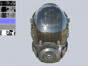 Scifi helmet collection Model 3D