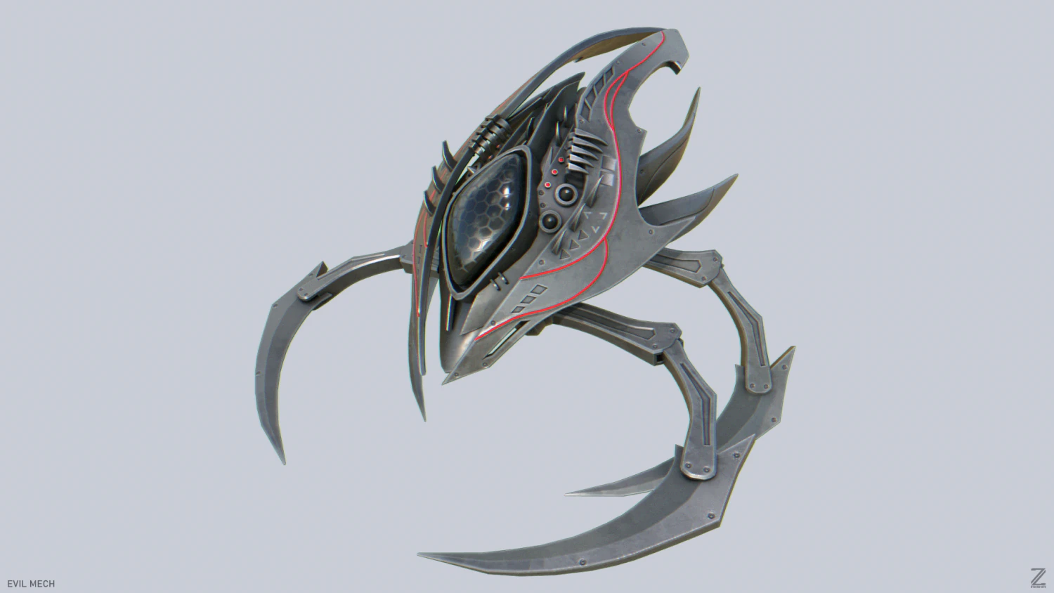 Meccanismo malvagio Modello 3D .c4d .max .obj .3ds .fbx .stl .blend 