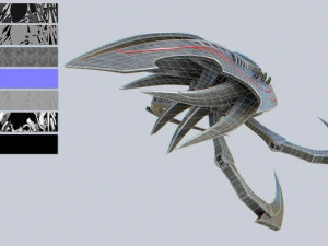 Meccanismo malvagio Modello 3D