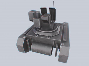 Unmanned Mini Tank 3Dモデル