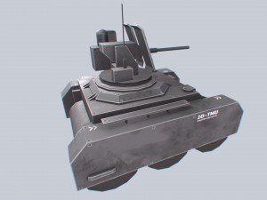 Unmanned Mini Tank 3Dモデル
