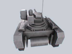 Unmanned Mini Tank 3D Модель