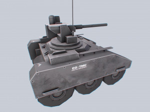 Unmanned Mini Tank 3D Модель
