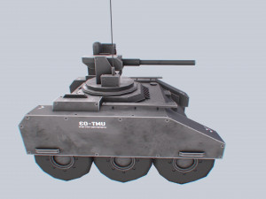 Unmanned Mini Tank 3D Модель