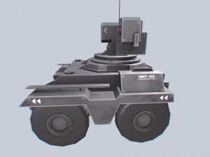 Unmanned Mini Tank collection 3D Model