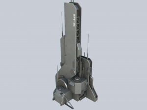 Scifi tower 3D 模型