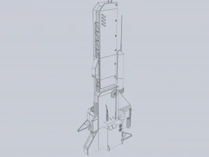 Torre della fantascienza Modello 3D
