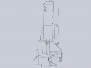 Torre della fantascienza Modello 3D