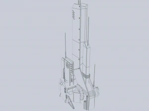 Torre della fantascienza Modello 3D