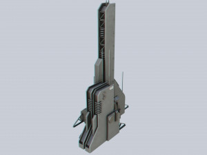 Scifi tower 3D Model