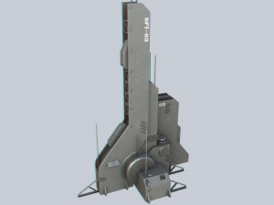 Scifi tower 3D Model