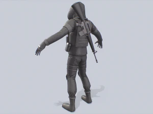 Military SAS 3D Model