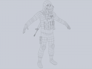 Military SAS 3D Модель